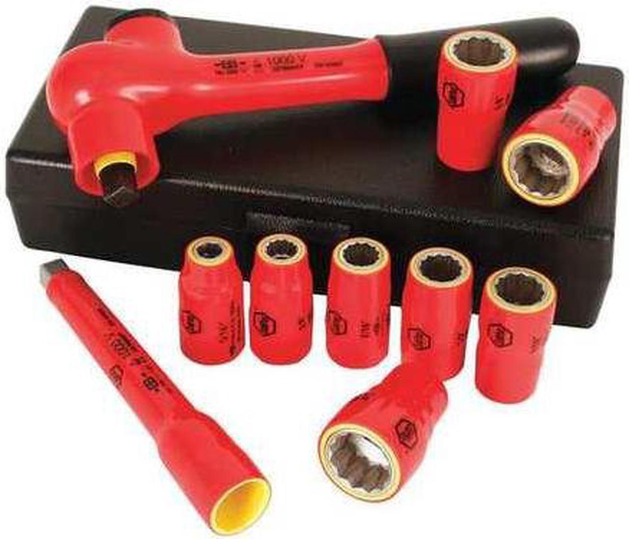 Alt view image 2 of 4 - Wiha 31590 10 Piece Insulated 3/8" Drive Metric Socket Box Set