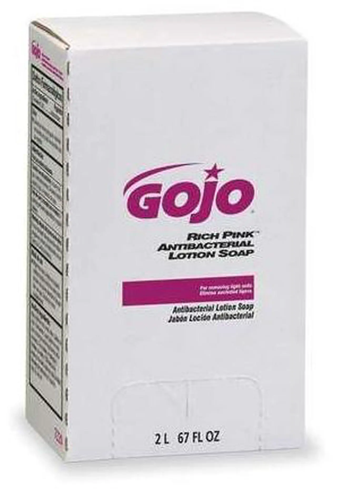 Alt view image 2 of 17 - Gojo Industries, Inc Lotion Soap Antibacterial 2000mL Citrus Scent Pink 722004