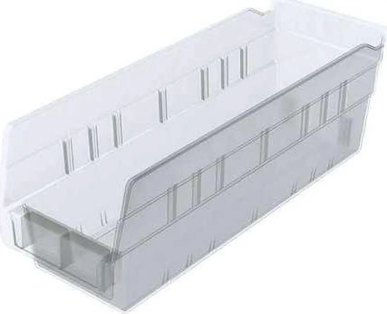 Main image of AKRO-MILS 30120SCLAR Clear Shelf Bin, 11-5/8"L x 4-1/8"W x 4"H, Load Capacity: