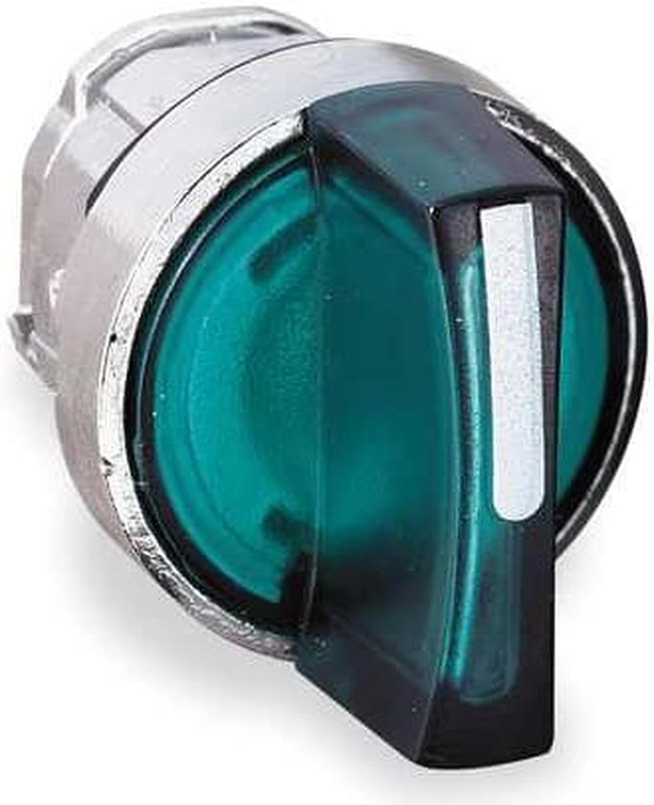 Alt view image 2 of 4 - SCHNEIDER ELECTRIC ZB4BK1733 Illum Selector Switch,3 Pos,22mm,Green