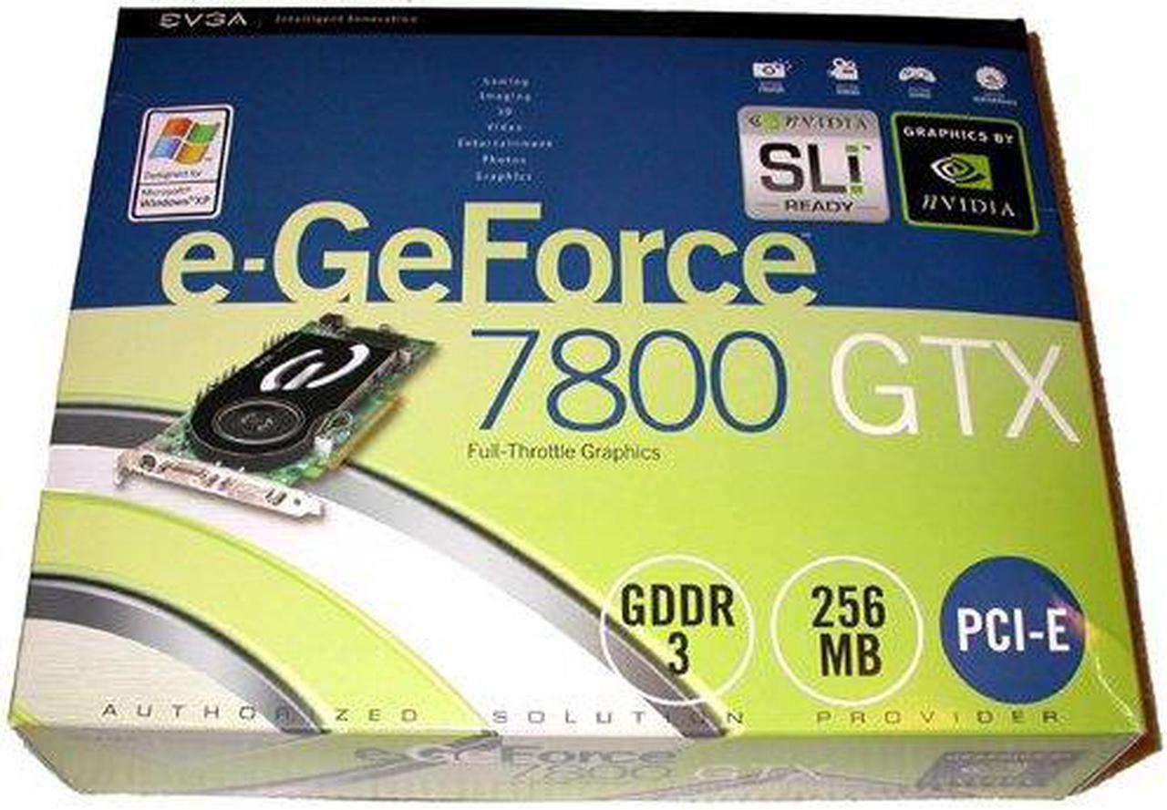 Main image of evga 256-P2-N525 The EVGA e-GeForce 7800 GTX looks just like NVIDIA's GeForce 7800 GTX