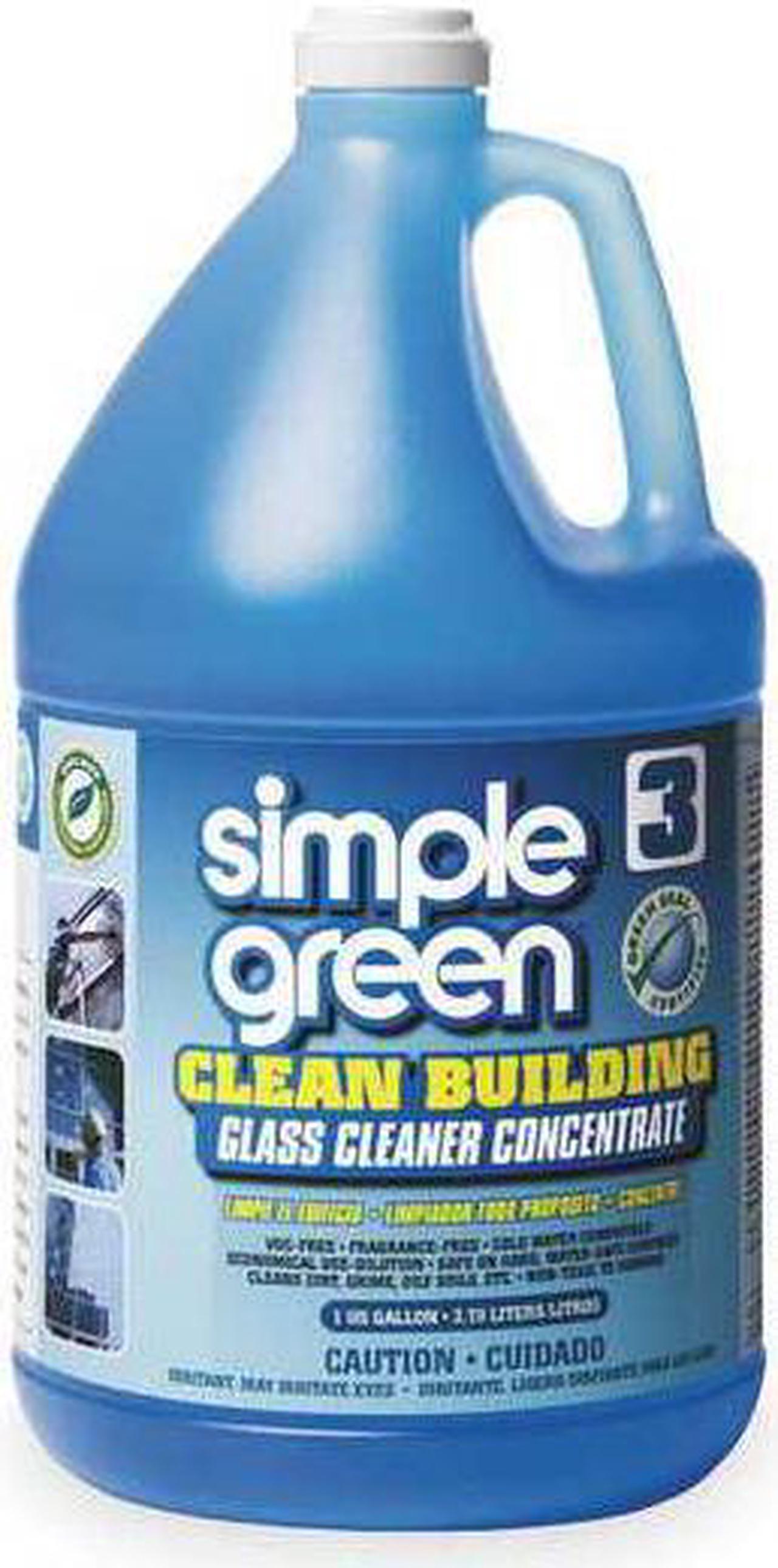 Alt view image 3 of 6 - Simple Green Glass Cleaner, 1 gal. Jug, Unscented Liquid, 1:30, 2 PK