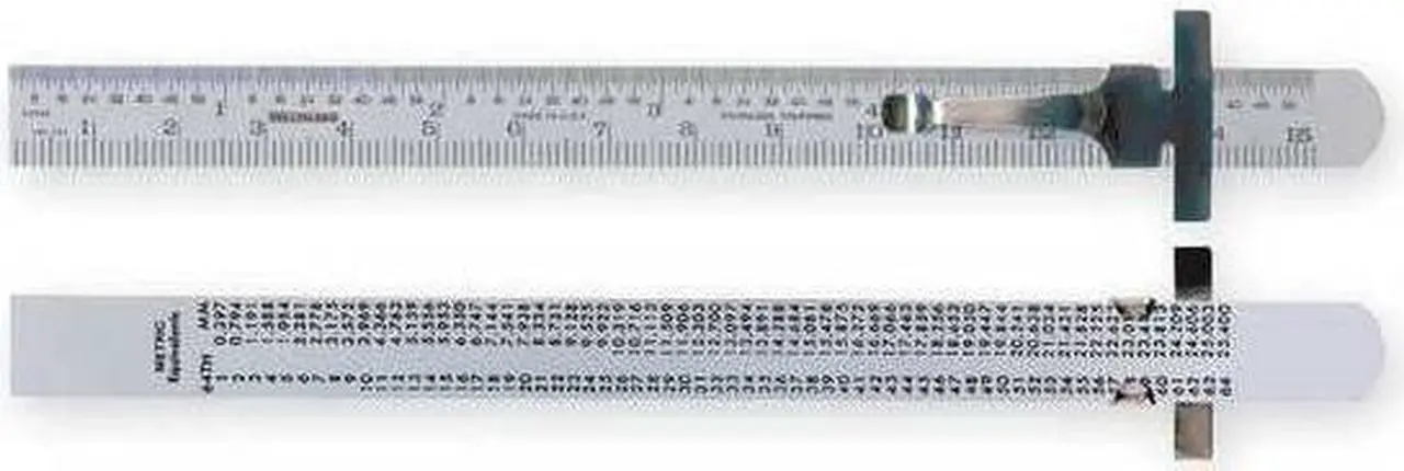Main image of WESTWARD 4KU97 Rule,Steel,6 In,Pocket