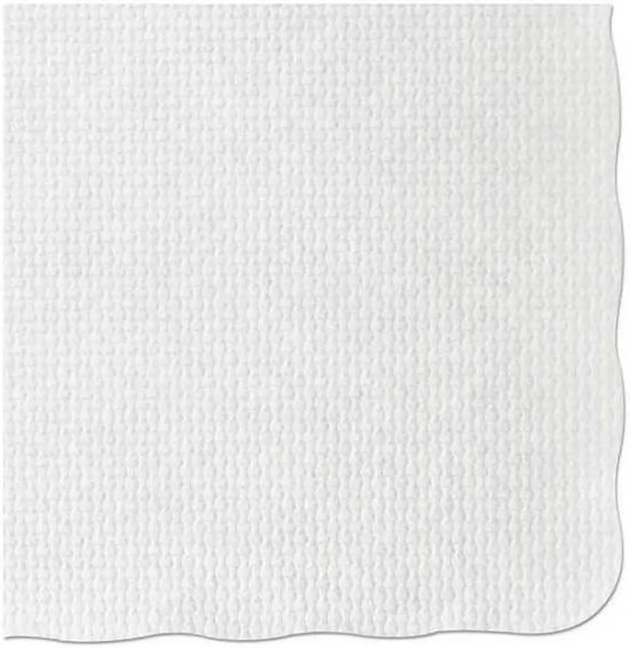 Main image of Hoffmaster PM32052 Knurl Embossed Scalloped Edge Placemats, 9 1/2 x 13 1/2, White, 1000/Carton, 1 Carton