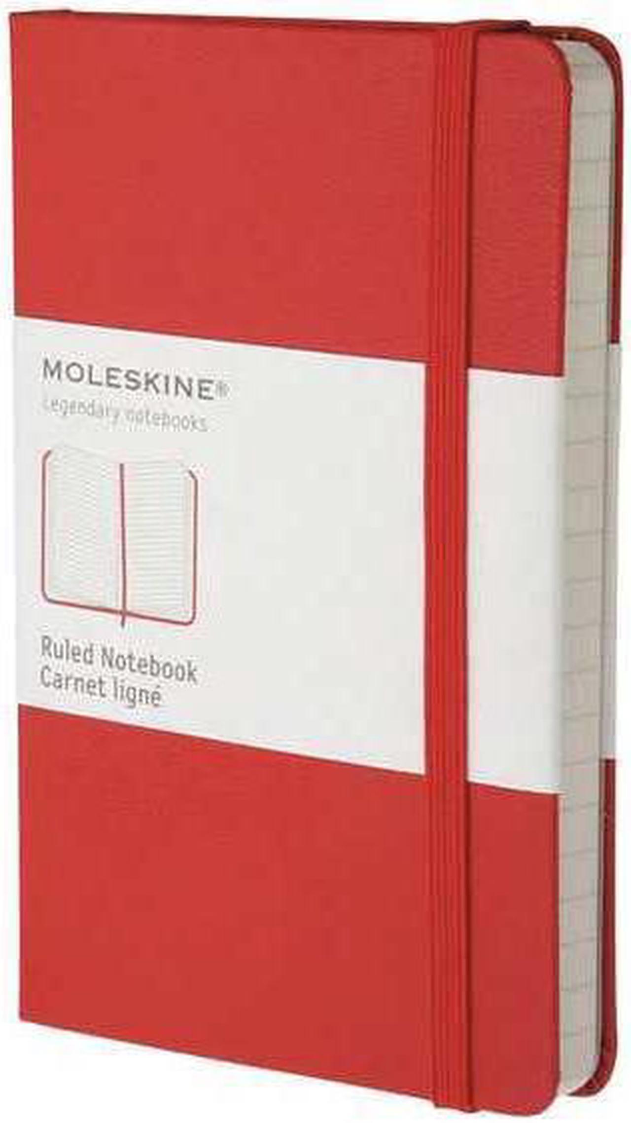 Alt view image 2 of 4 - Hard Cover Notebook, Plain, 5 1/2 x 3 1/2, Red Cover, 192 Sheets HBGMM710R