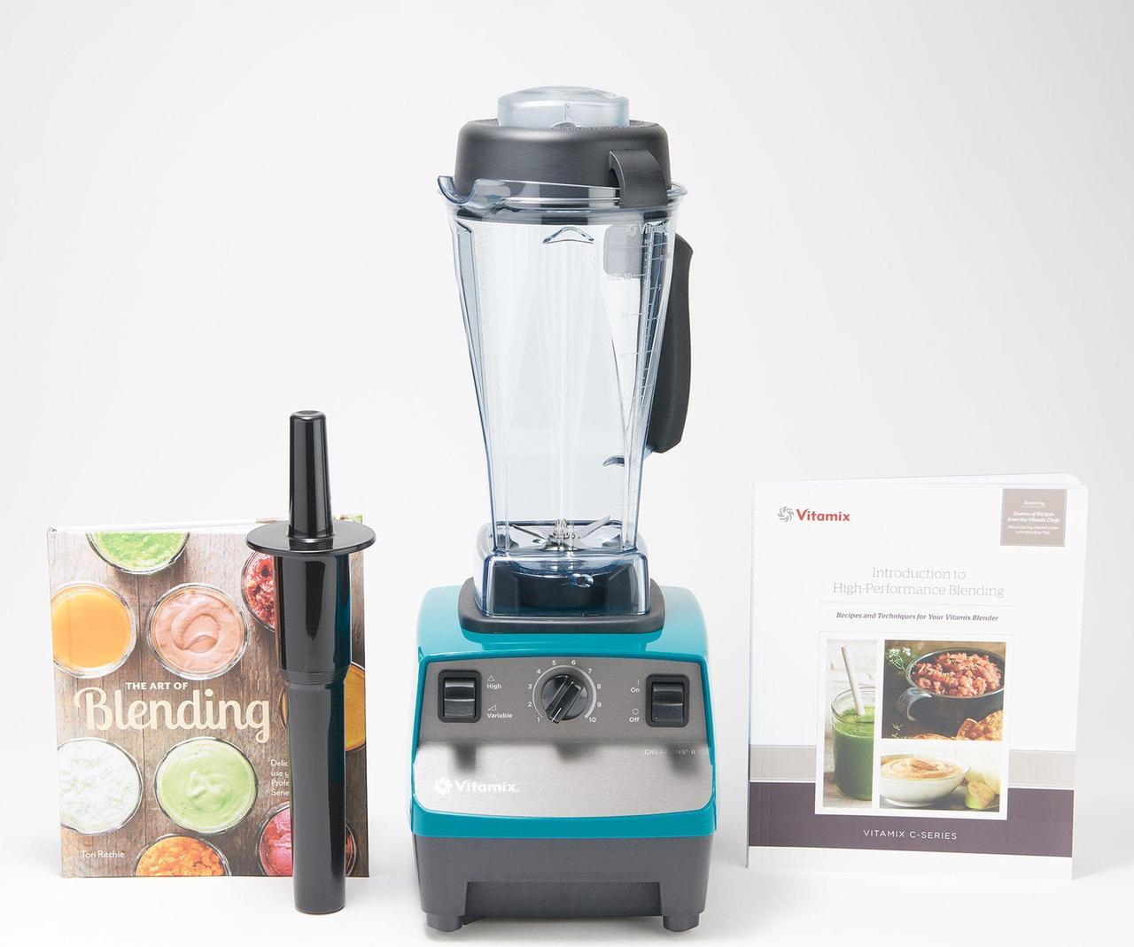 Main image of Vitamix Creations II 64-oz 13-in-1 Variable-Speed Blender w/ Recipe Book -True Teal