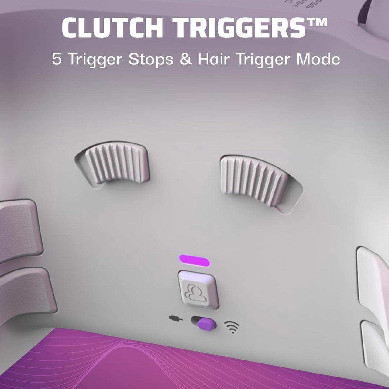 Alt view image 3 of 4 - PDP - Victrix Pro BFG Wireless Controller for PS5, PS4, and PC, Sony 3D Audio, Modular Buttons/Clutch Triggers/Joystick - White