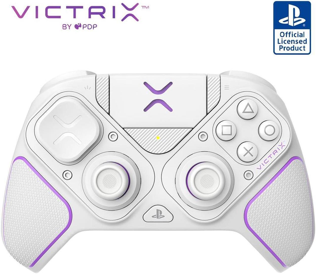 Main image of PDP - Victrix Pro BFG Wireless Controller for PS5, PS4, and PC, Sony 3D Audio, Modular Buttons/Clutch Triggers/Joystick - White