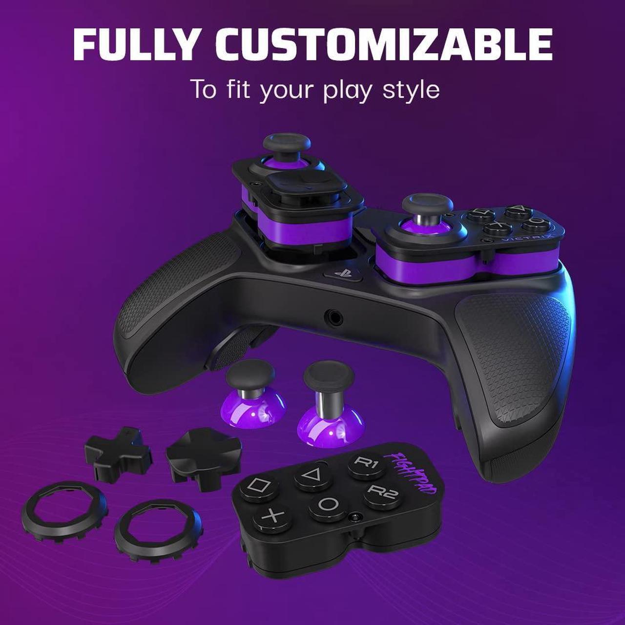 Alt view image 2 of 4 - PDP - Victrix Pro BFG Wireless Controller for PS5, PS4, and PC, Sony 3D Audio, Modular Buttons/Clutch Triggers/Joystick - Black