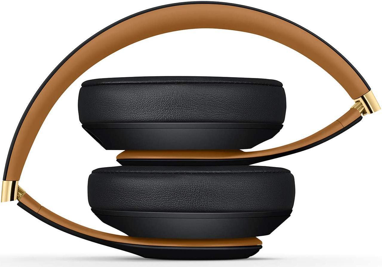 Alt view image 2 of 12 - Studio 3 Wireless Bluetooth Noise Cancelling Over-the-Ear Headphones Midnight Black - Skyline Collection MXJA2LL/A
