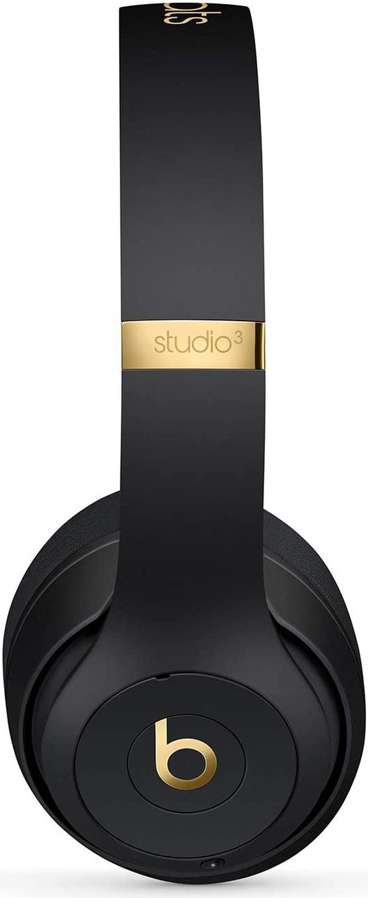 Alt view image 6 of 12 - Studio 3 Wireless Bluetooth Noise Cancelling Over-the-Ear Headphones Midnight Black - Skyline Collection MXJA2LL/A