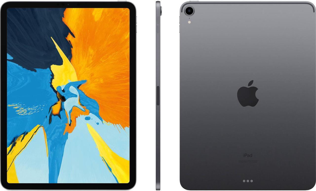 Alt view image 2 of 5 - Apple iPad Pro 11" MTXN2LL/A-2 Apple A12X Bionic 4 GB Memory 64 GB Flash Storage 11" 2388 x 1668 Tablet PC iOS Space Gray