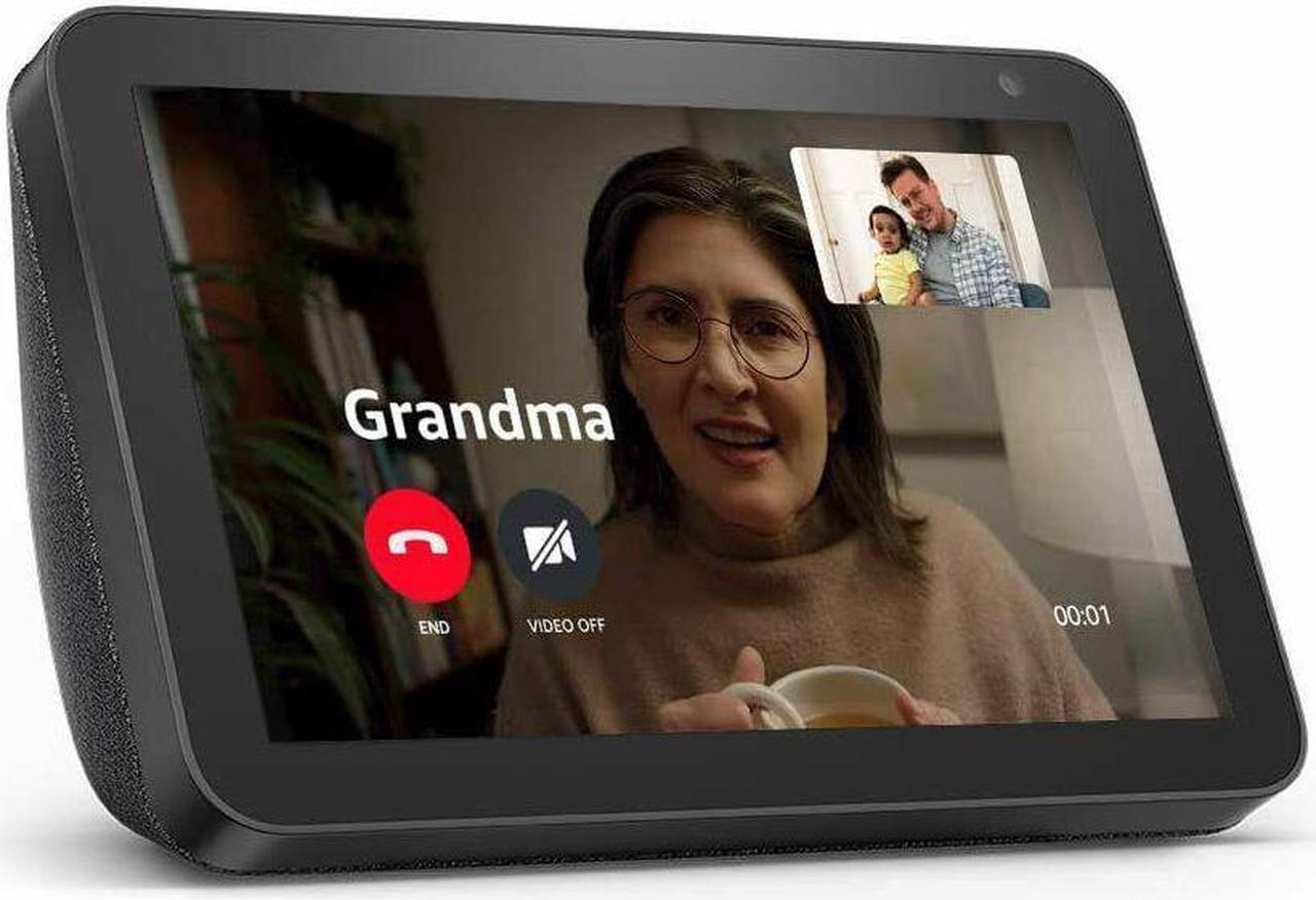 Main image of Amazon Echo Show 8 HD Smart Display with Alexa - Charcoal C7H6N3