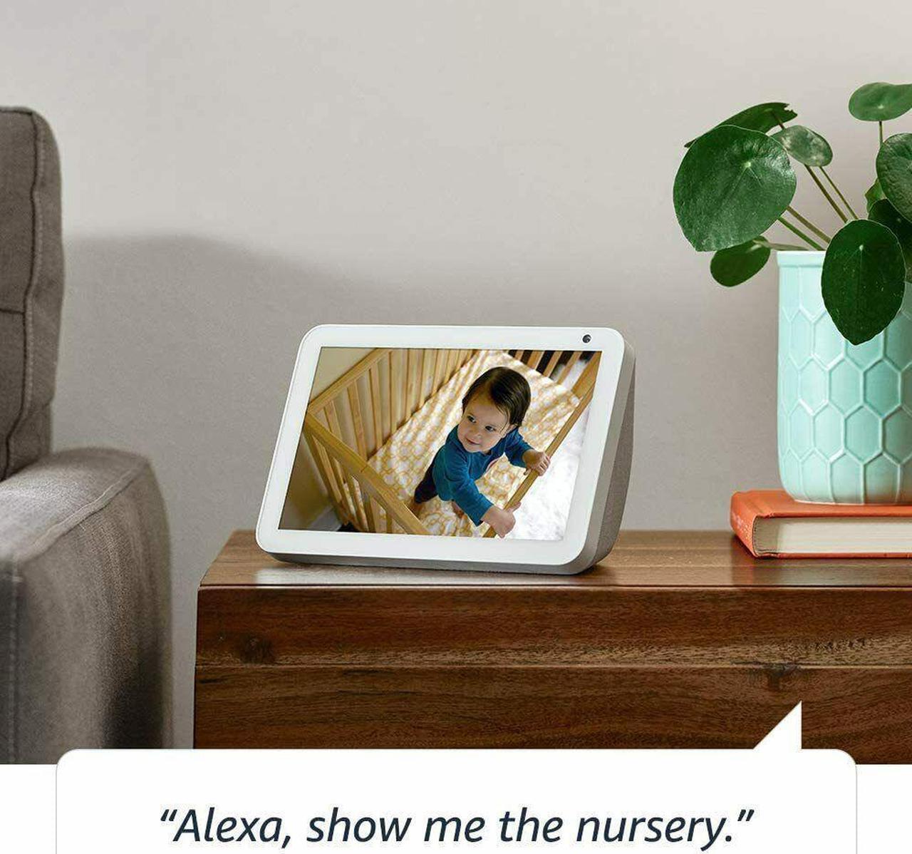 Alt view image 5 of 10 - Amazon Echo Show 8 HD Smart Display with Alexa - Charcoal C7H6N3