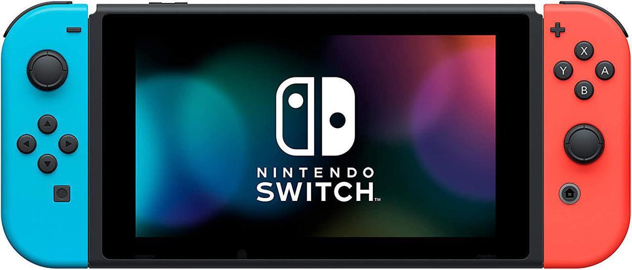 Main image of Nintendo Switch 32GB Console - Neon Red / Neon Blue Joy-Con - HADSKABAA HAC-001(-01)