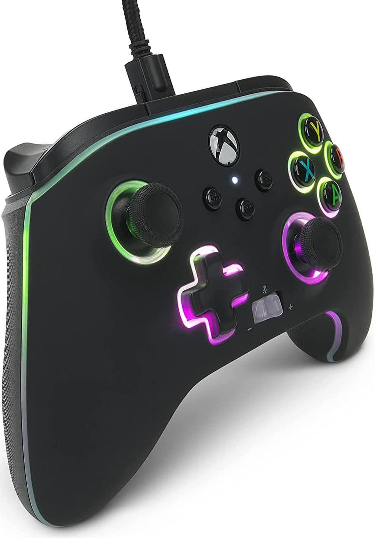 Alt view image 5 of 11 - PowerA Spectra Infinity Enhanced Wired Controller for Xbox Series X|S- Black 1522360-01