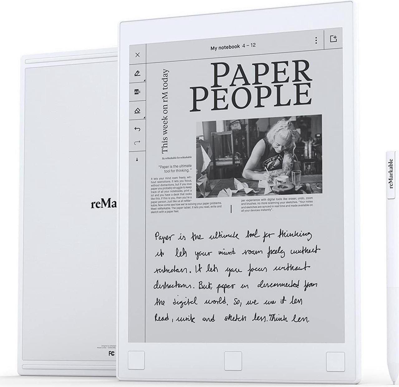 Main image of Remarkable Paper 10.3" Writing Tablet 2nd generation RM110 - White