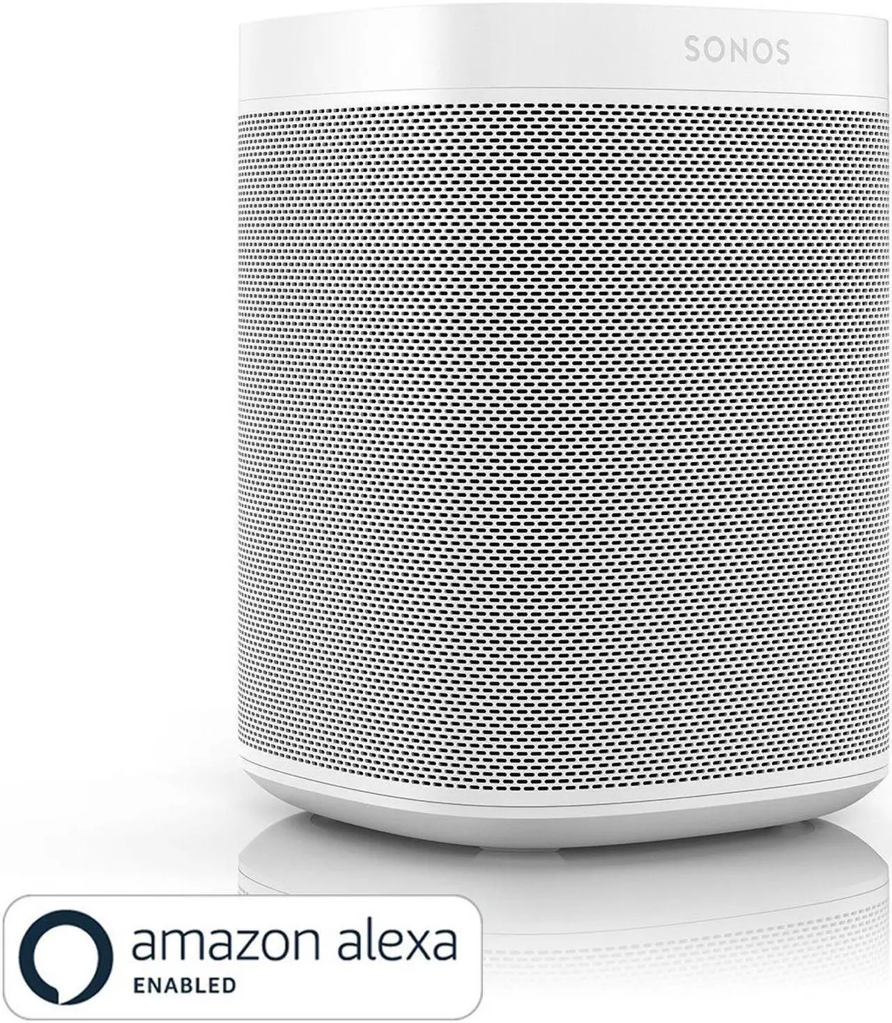 Main image of Sonos One Smart Speaker With Alexa Built In - White