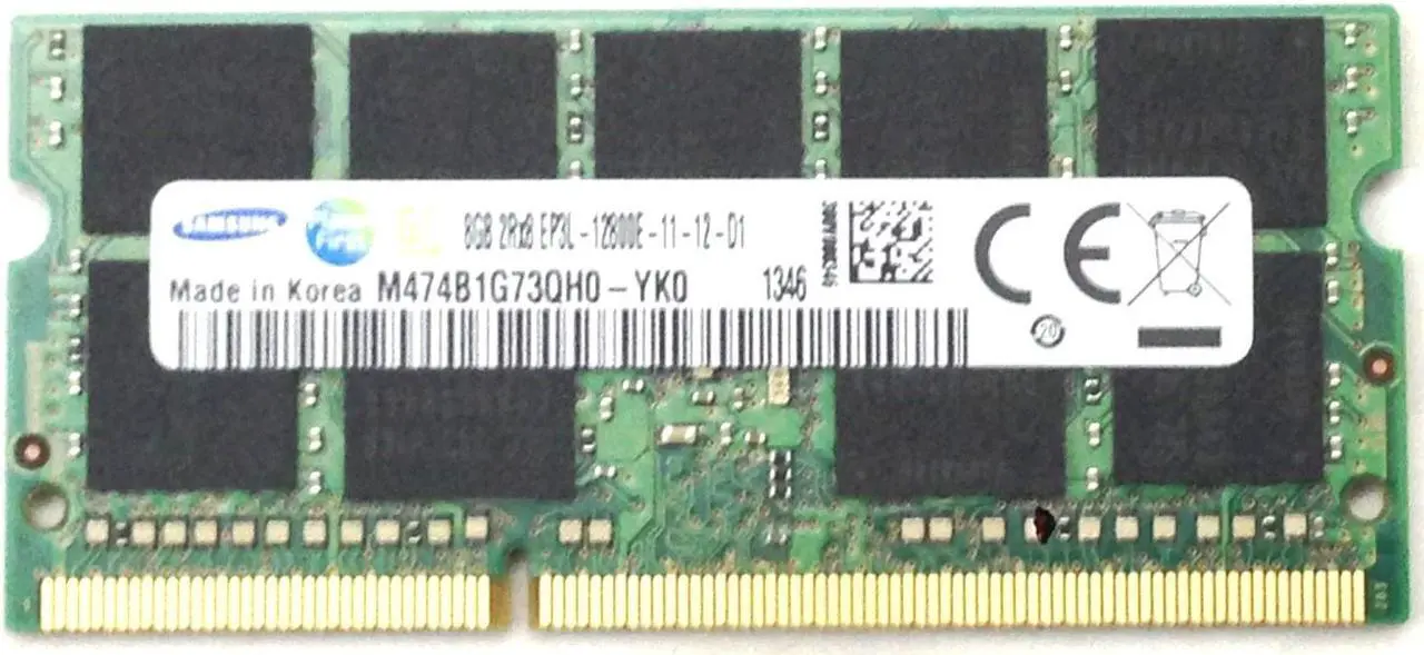 Main image of Supermicro Certified MEM-DR380L-SL02-ES16 Samsung 8GB DDR3-1600 2Rx8 1.35V SO-DIMM Memory