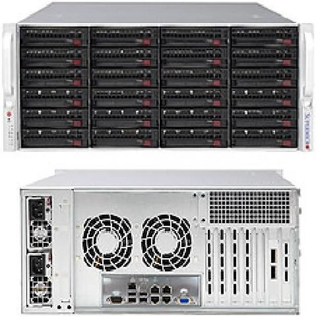 SUPERMICRO CSE-846BE1C-R1K23B Black 4U Rackmount Server Case - Newegg.com