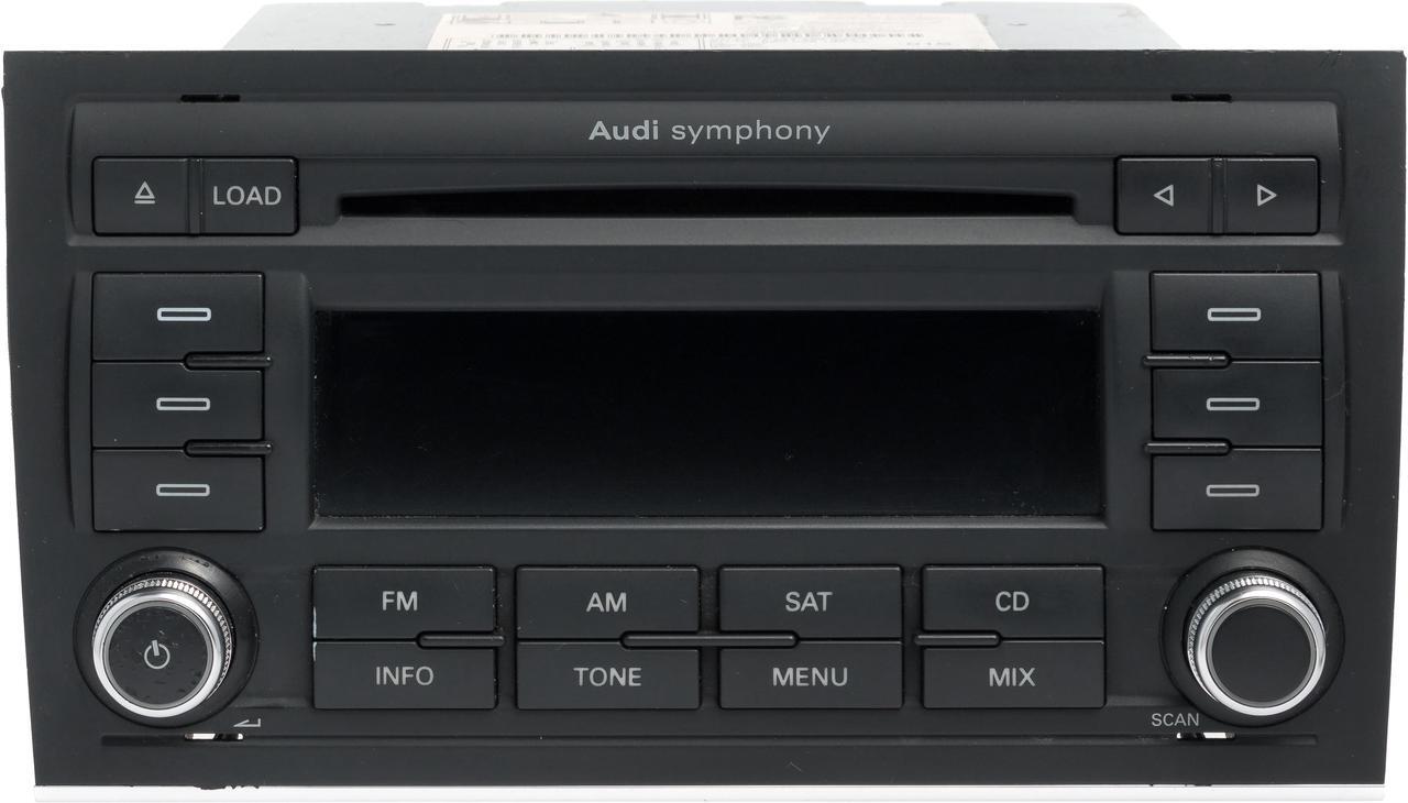 Main image of 2006-2008 Audi A4 AM FM XM Radio 6 Disc CD MP3 Player Part Number 8E0-036-195-AF