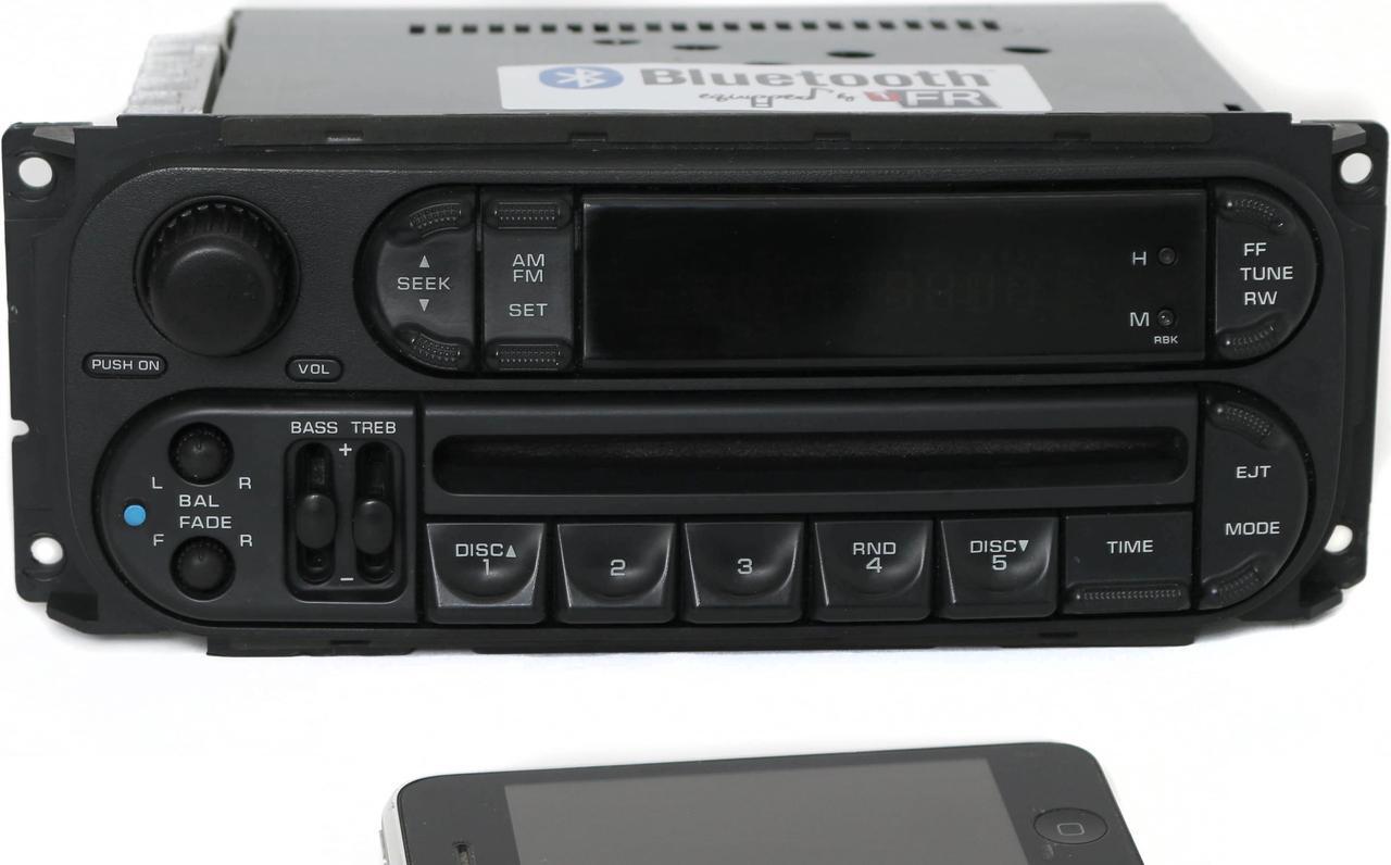 Main image of Chrysler Jeep Dodge 2002-2007 Radio AM FM CD Player w Bluetooth Music RBK Slider