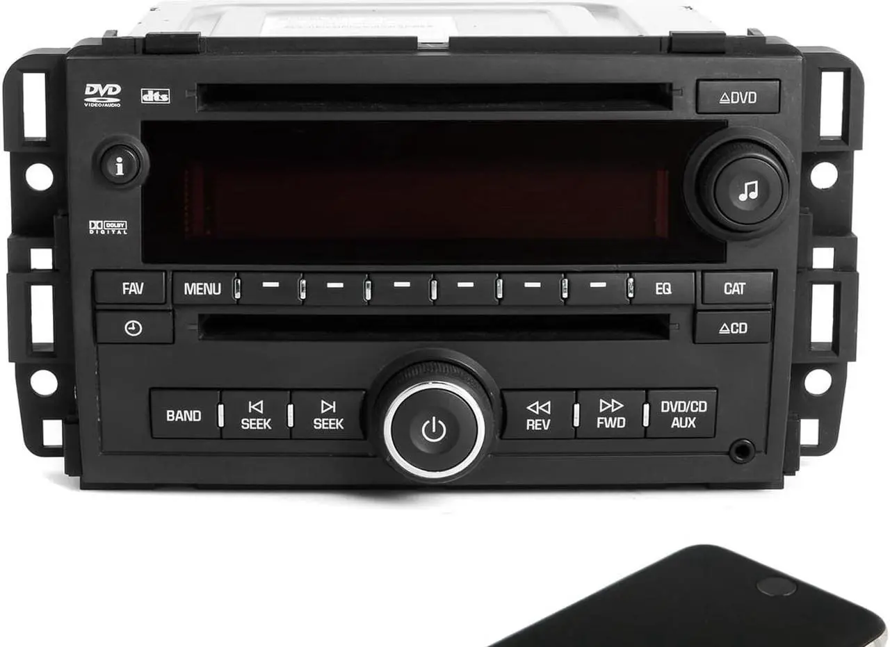 Main image of 2007 Saturn Outlook AM FM CD DVD Player Radio w Aux Bluetooth Upgrade 25802327