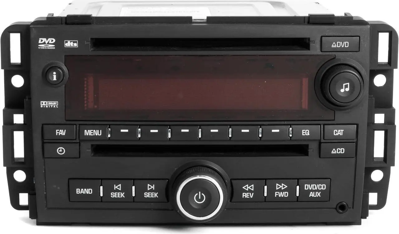 Alt view image 2 of 6 - 2007 Saturn Outlook AM FM CD DVD Player Radio w Aux Bluetooth Upgrade 25802327