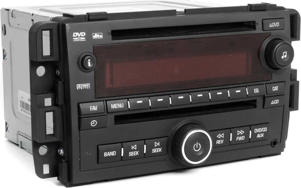 Alt view image 4 of 6 - 2007 Saturn Outlook AM FM CD DVD Player Radio w Aux Bluetooth Upgrade 25802327