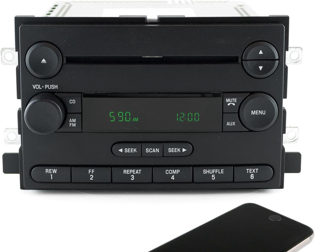 Main image of 05-06 Ford F150 AM FM Radio Single CD Player w Bluetooth Upgrade 5L3T-18C869-AC