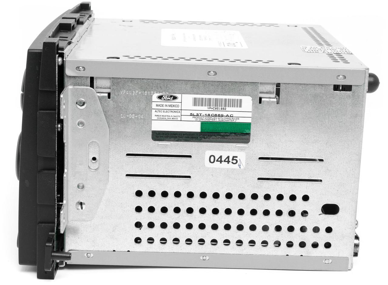 Alt view image 6 of 6 - 05-06 Ford F150 AM FM Radio Single CD Player w Bluetooth Upgrade 5L3T-18C869-AC