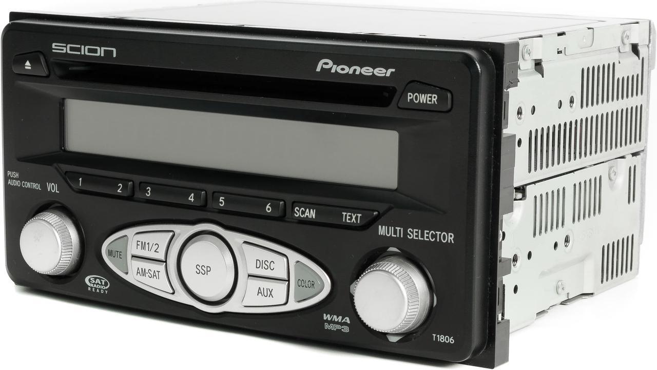Alt view image 3 of 6 - 06-07 Scion tC xA xB AM FM Radio Mp3 CD w Satellite 08600-21802 Face Code T1806