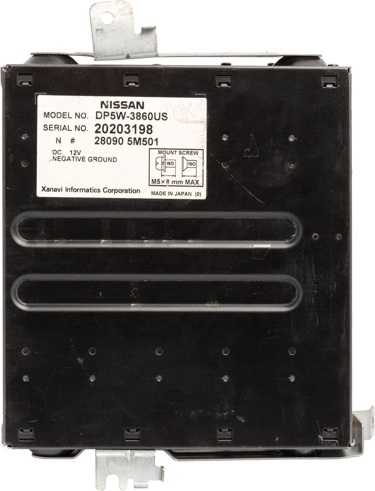 Alt view image 5 of 5 - 2000-2004 Infiniti I30 I35 Dash Navigation Display Screen Part Number 280905M501