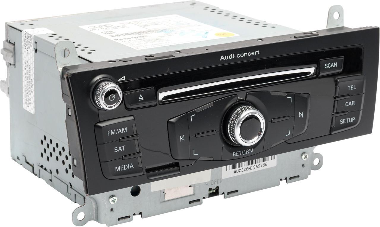 Alt view image 3 of 5 - 2013-2016 Audi A4 AM FM Radio Single Disc CD Concert Audio System 8R1035186H