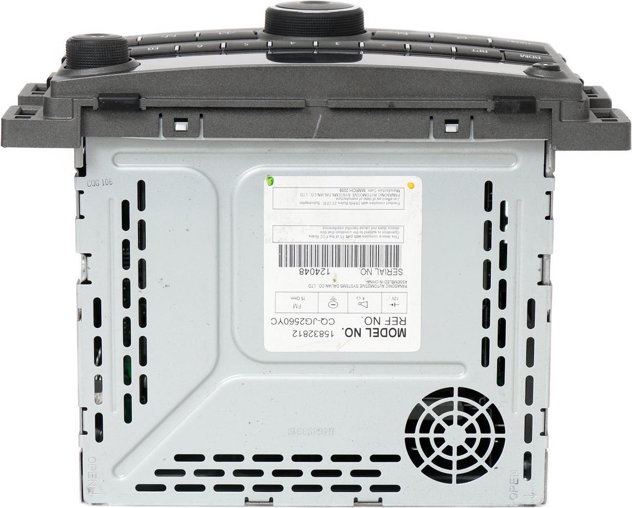 Alt view image 6 of 7 - 2006-2007 Chevy HHR Radio AM FM CD Player w Aux Input Gray15832812