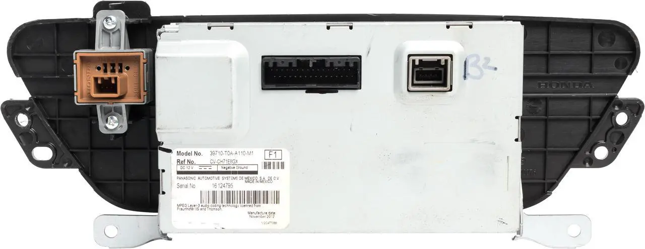 Alt view image 4 of 4 - 2012-2016 Honda CR-V OEM Original Upper Dash Display Screen 39710-T0A-A110-M1