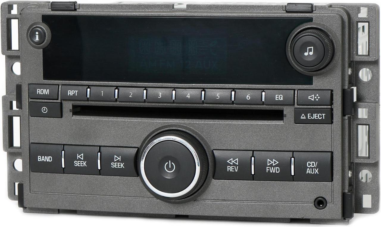 Alt view image 2 of 7 - 2006-2007 Chevy HHR Radio AM FM CD Player w Aux Input Gray15832812