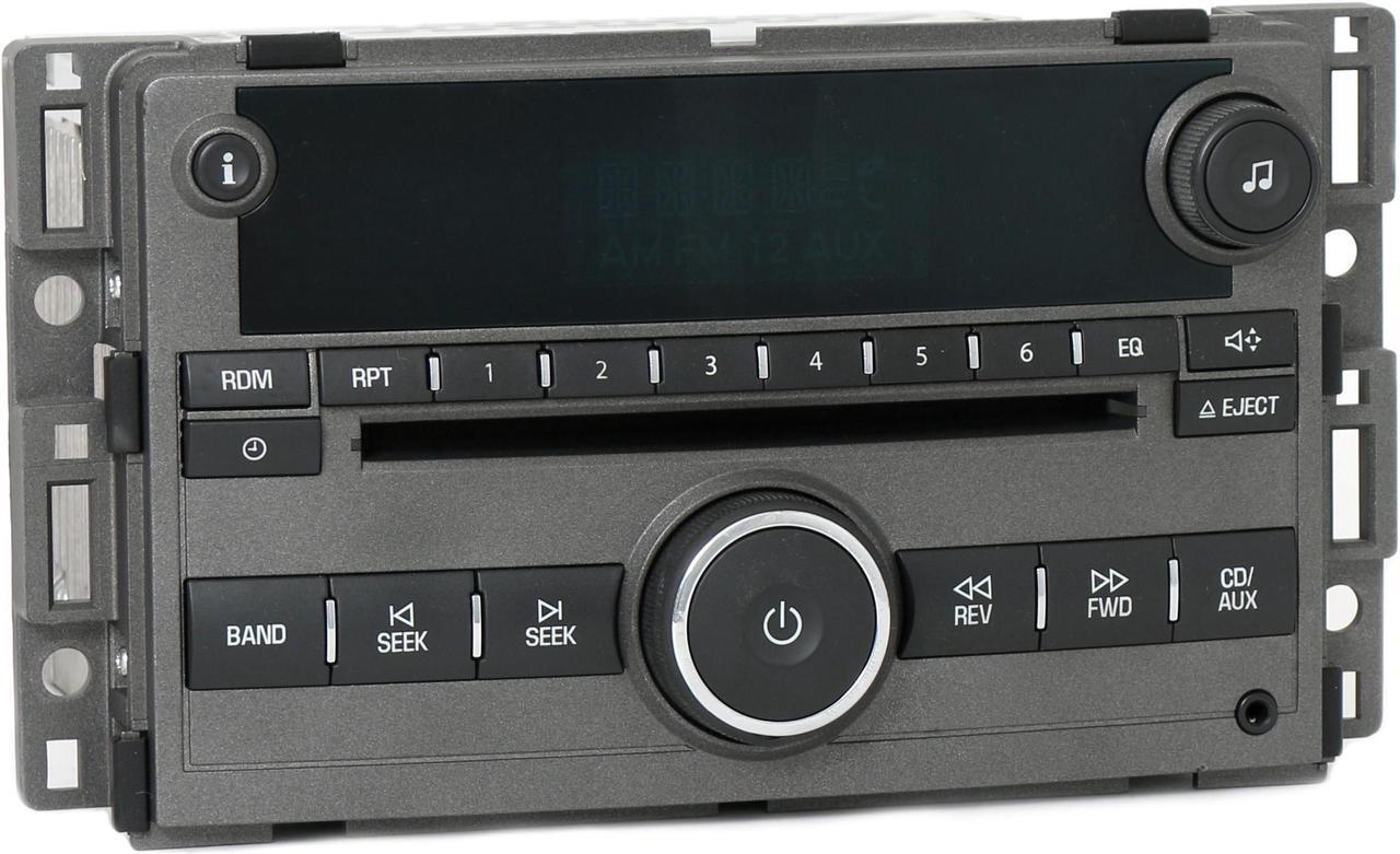 Alt view image 3 of 7 - 2006-2007 Chevy HHR Radio AM FM CD Player w Aux Input Gray15832812