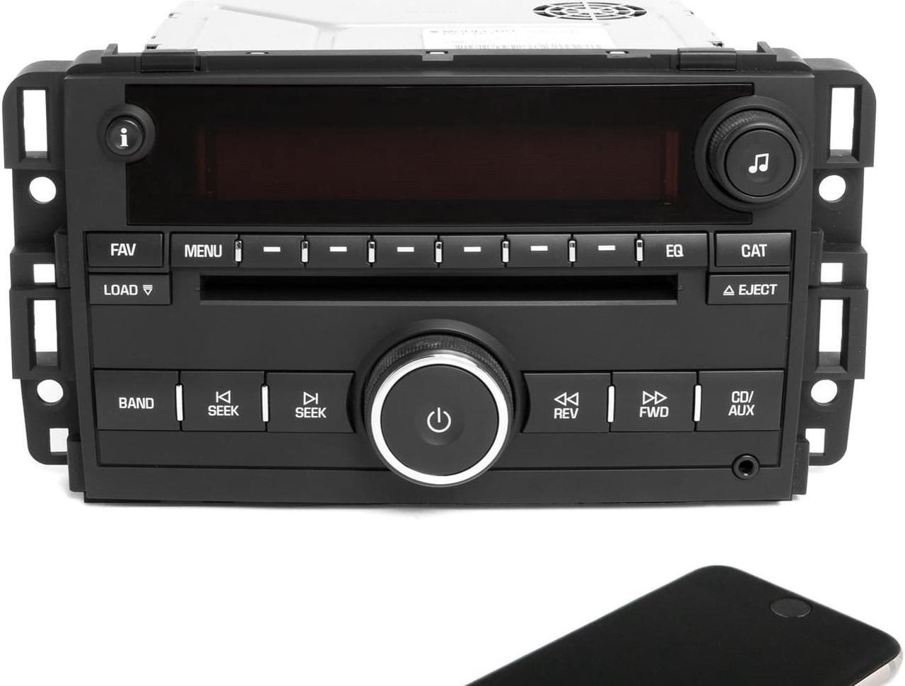 Main image of 2007-2008 GMC Acadia AM FM 6 CD Player Radio w Aux & Bluetooth Upgrade 25827118