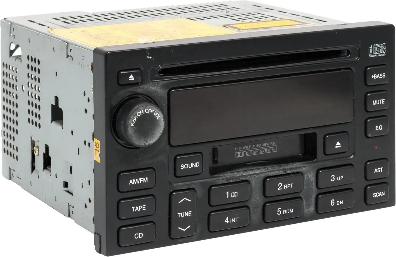 Alt view image 3 of 5 - 2004-2006 Suzuki Verona AM FM Cassette with Single-Disc CD Player 96 494 285