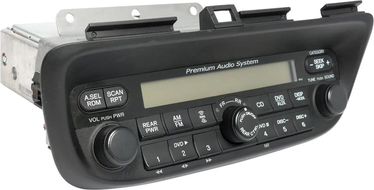 Alt view image 3 of 5 - 2005-10 Honda Odyssey AM FM XM Radio w Navigation 39100-SHJ-A900 Face Code 1PU1