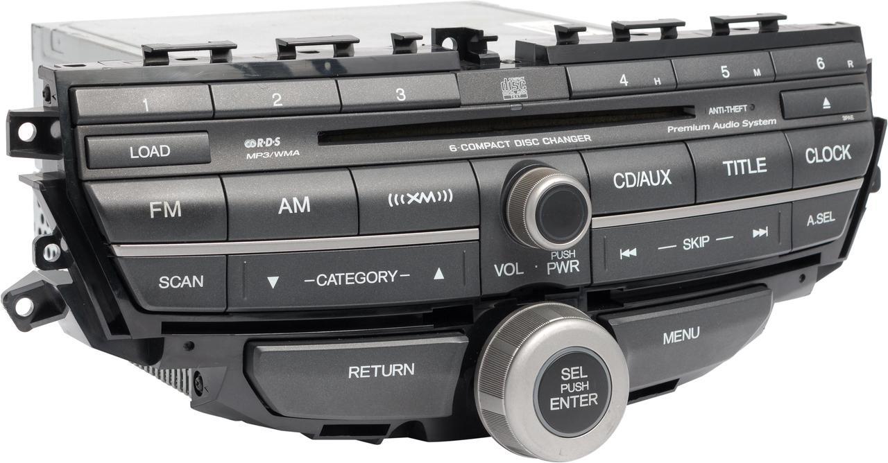 Alt view image 3 of 5 - 2010 Honda Accord AM FM XM Radio 6 Disc CD MP3 Player 39100-TA0-L411-M1 Opt 3PAE