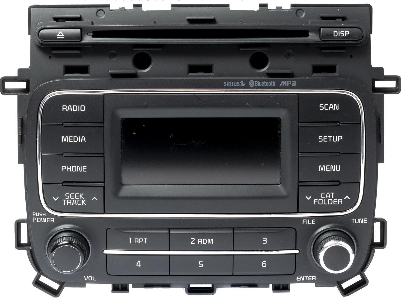Main image of 2014-2016 Kia Forte AM FM SAT Radio CD MP3 Player Bluetooth Part ID 96170A7771WK