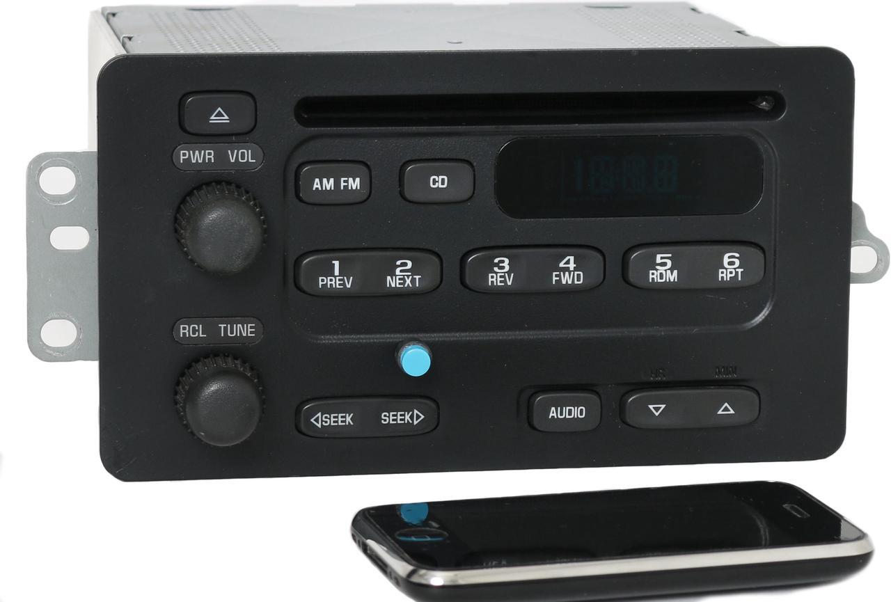 Alt view image 3 of 6 - 2000-05 Chevy Car Radio AM FM CD Player w Bluetooth Music Part Number 10315119