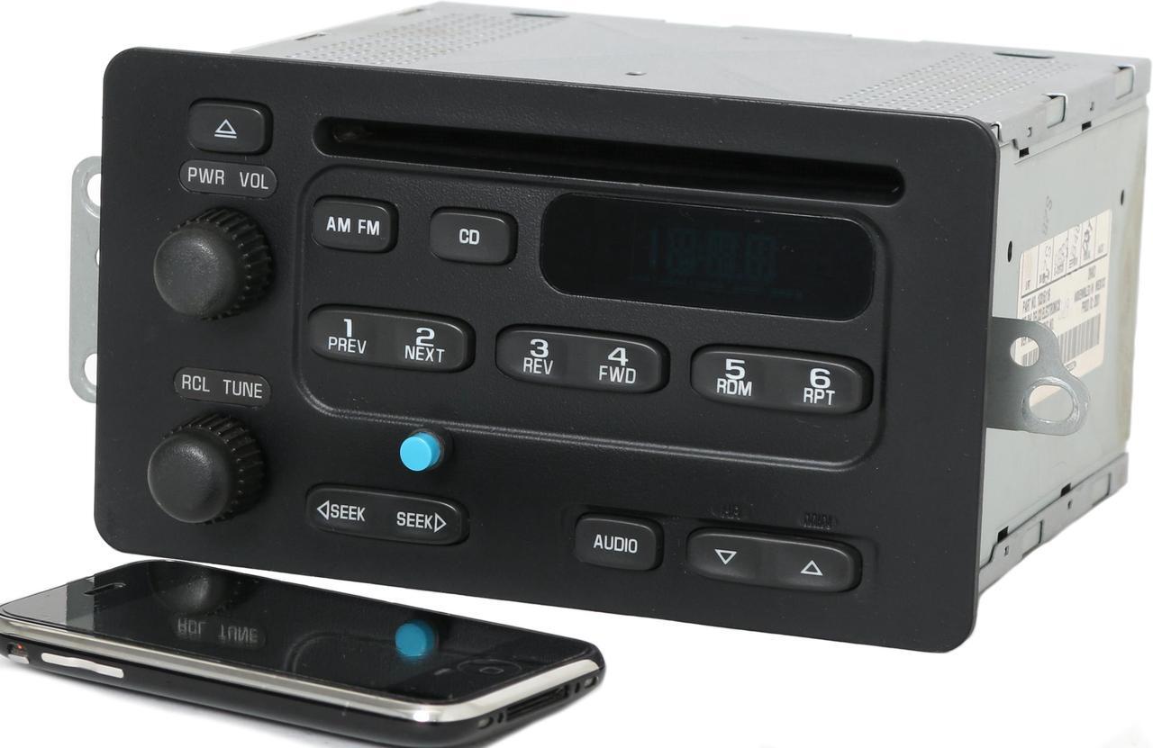 Alt view image 2 of 6 - 2000-05 Chevy Car Radio AM FM CD Player w Bluetooth Music Part Number 10315119