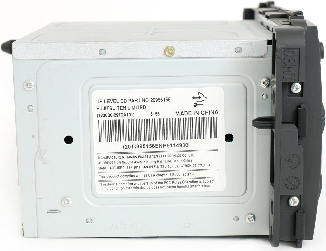 Alt view image 6 of 7 - Chevy Impala 2011-2012 Radio AM FM mp3 CD Player w Bluetooth Music 20955156