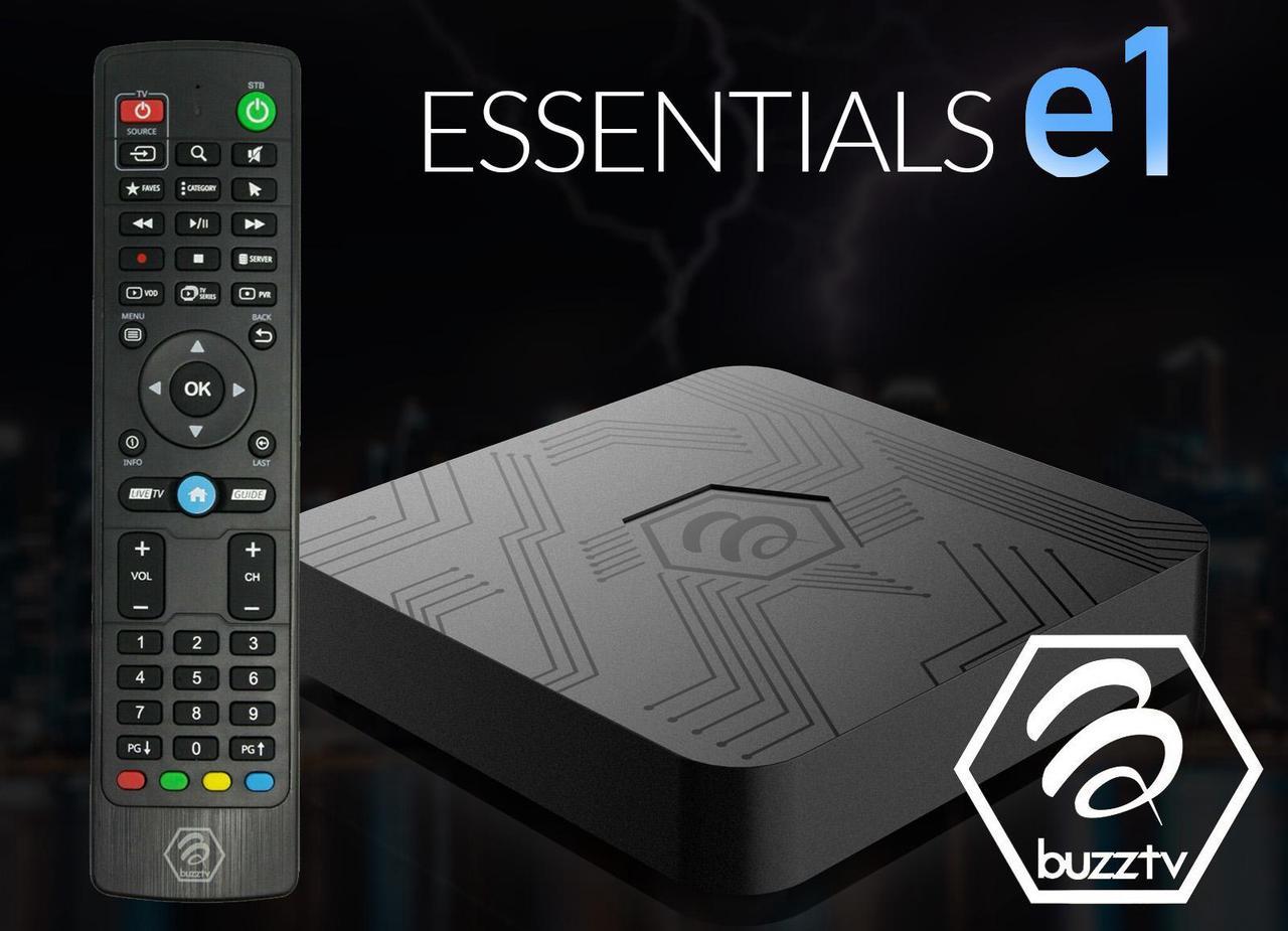 BuzzTV Essentials e1 Android  OTT set-top HD 4K TV Box