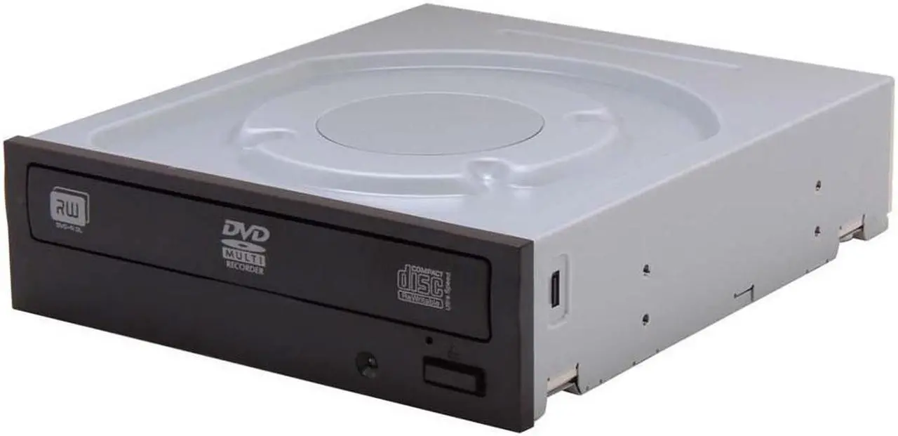 Alt view image 4 of 4 - Liteon iHAS124 24x Multi-Recorder DVD RW (R DL)/CD-RW SATA Desktop Drive