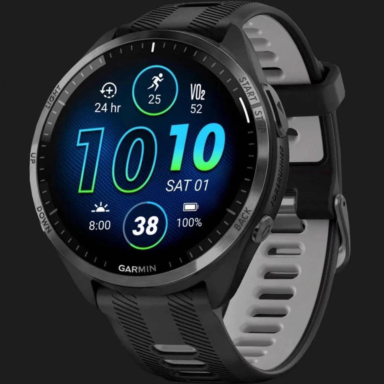 Alt view image 12 of 12 - Garmin Forerunner 965 Running Watch - Carbon Gray