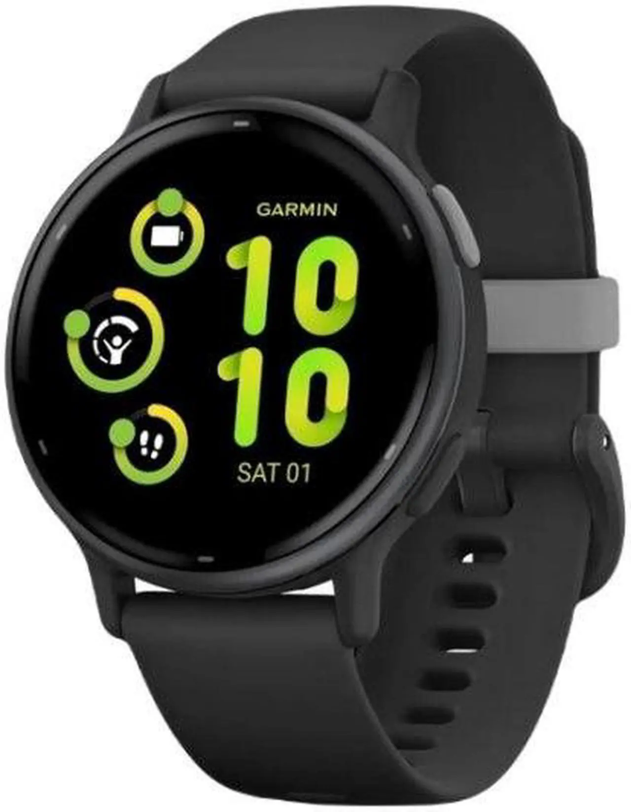 Alt view image 12 of 20 - Garmin vivoactive 5 SPORTS & FITNESS Slate Aluminum Bezel with Black Case and Silicone Band Smartwatch 010-02862-10 - Slate